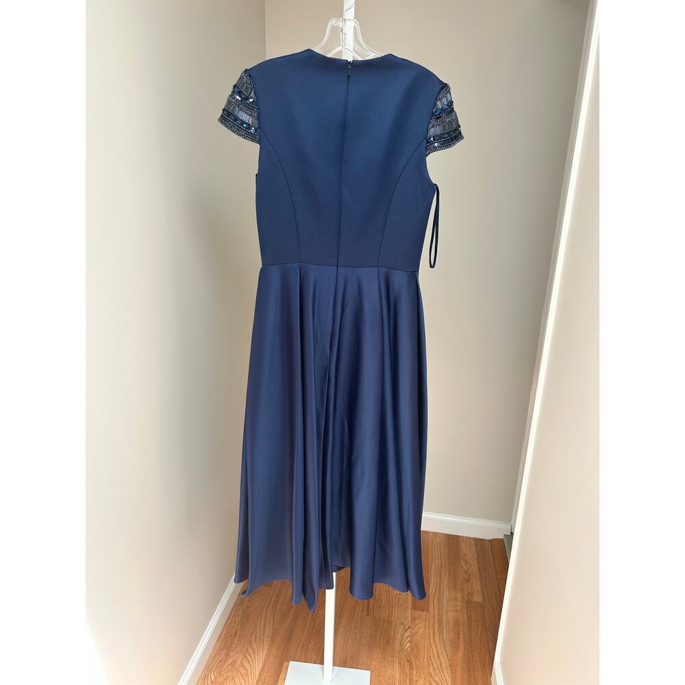 Mac Duggal Midnight Blue Midi Dress - Picture 7 of 8